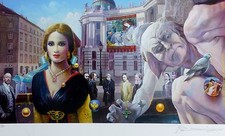 RAINER STERN "The resurrection" NUMBERED HAND SIGNED Austrian ARTIST