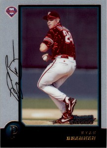 1998 Bowman Chrome Baseball #127 Ryan Brannan