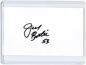 Jeff Bostic NFL Redskins Auto handsigniert signed 3x5 Karteikarte B - Bild 1 von 1