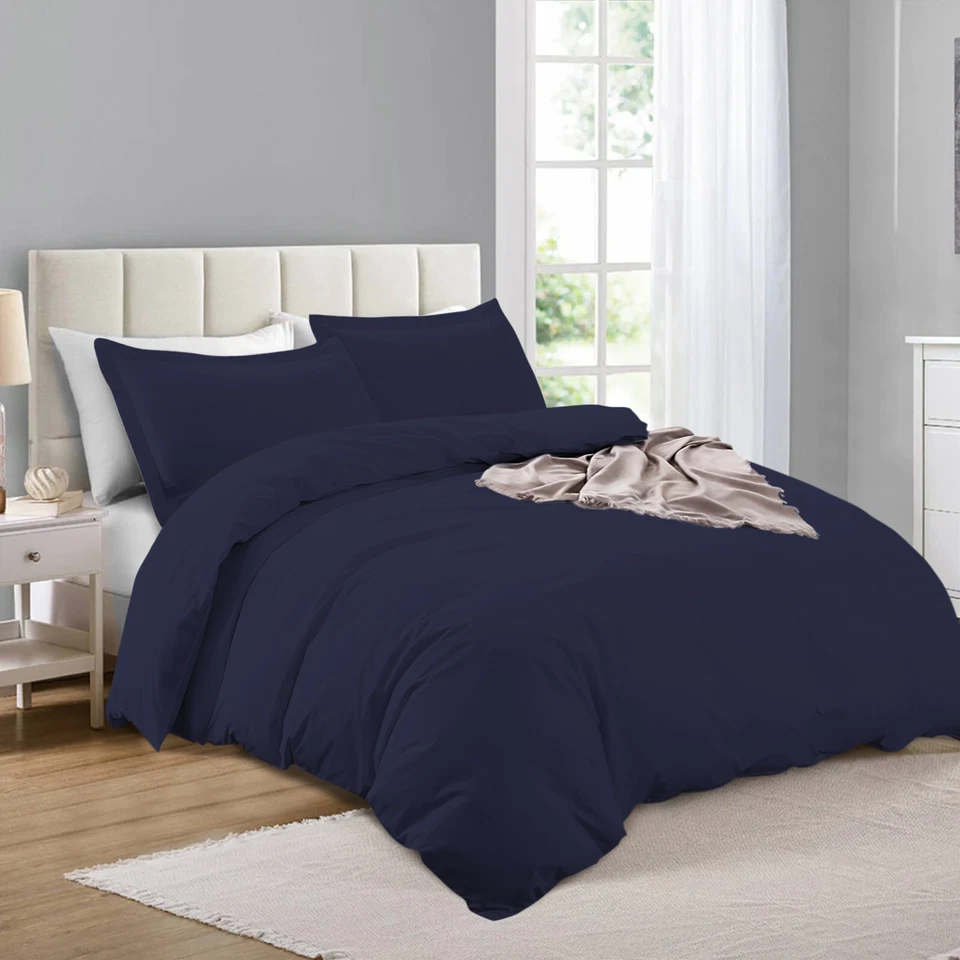 Luxury Duvet Cover Feel Like Cotton Hotel Quality Bedding Set Twin Queen King US - Image 1 of 1