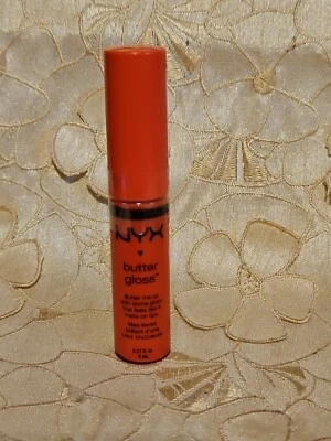 NYX-Butter Gloss-Lip Gloss-PEACH COBBLER-0.27 OZ.-New/SEALED! - Image 1 of 4