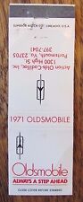 1971 CONCESSIONNAIRE AUTOMOBILE OLDSMOBILE : ACTION OLDS-CADILLAC (PORTSMOUTH, VIRGINIE) -L16