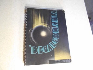 Vintage 1920s Meyercord Decalcomania Decal Sales manual w/ Samples Rare Deco - Picture 1 of 24
