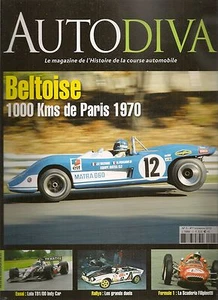 AUTODIVA 5 1000KM DE PARIS 1970 SCDERIA FILIPINETTI F1 LOLA T280 TEAM BONNIER 1 - Bild 1 von 3