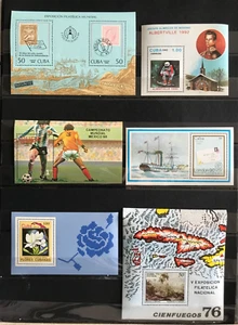 6x Blocks with Theme Football, Ship , Fora … MNH** Alb.9 - Sale! - Picture 1 of 1
