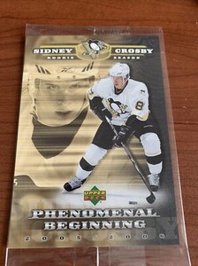 2005-06 Upper Deck Phenomenal Beginning Sidney Crosby Jumbo Oversized Card SC1