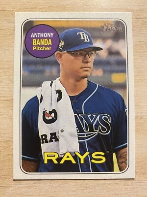 2018 Topps Heritage SP Short Print #714 Anthony Banda - Image 1 of 2