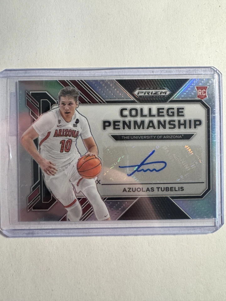 K314,912- 2023-24 Panini Prizm Draft College Penmanship Auto #28 Azuolas Tubelis - Image 1 of 1