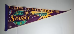 WNBA Los Angeles Sparks Vintage Basketball Pennant, PERFECT! - Picture 1 of 1