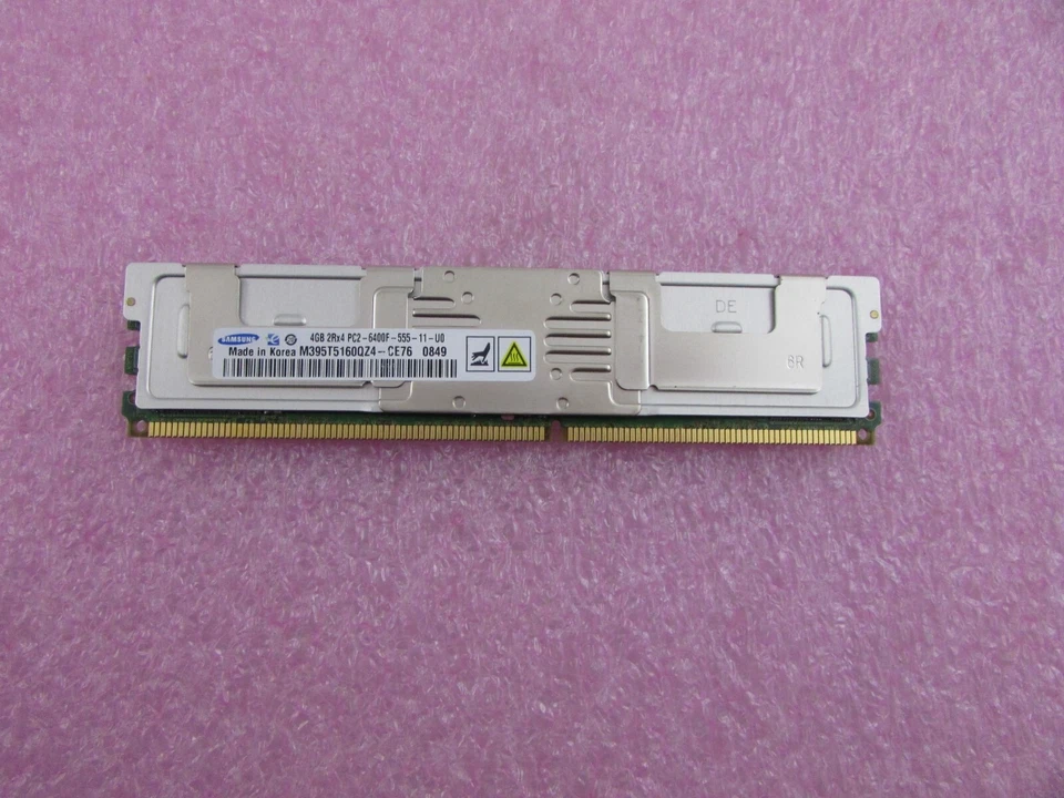 Samsung 4GB M395T5160QZ4-CE76 DDR2 PC2-6400F 2Rx4 ECC FB SERVER Memory Ram - Image 1 of 3