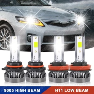 For Toyota Camry SE Sedan 4-Door 2.5L 2007-2018 LED Headlight High Low Bulbs Kit - Picture 1 of 16