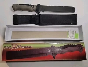 Reverse Tanto tactical combat fixed blade knife Openbox New - Picture 1 of 8