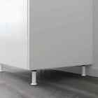 IKEA CAPITA  White Steel Legs 4-5" Furniture Cabinet Legs 4pk 302.635.75