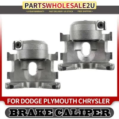 Front Left & Right Brake Caliper for Dodge B150 D100 D150 W150 Plymouth Chrysler - Image 1 of 4