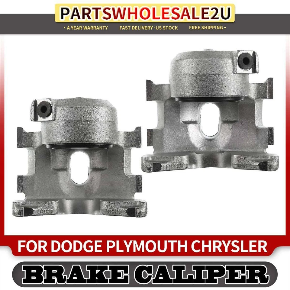 Front Left & Right Brake Caliper for Dodge B150 D100 D150 W150 Plymouth Chrysler - Image 1 of 4