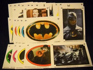 1989 Topps Batman the Movie series 2 Sticker SET (22) DC COMICS - Picture 1 of 3