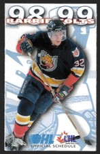 RARE 1998-99 Barrie Colts OHL Hockey Schedule !!! Mike's Mart