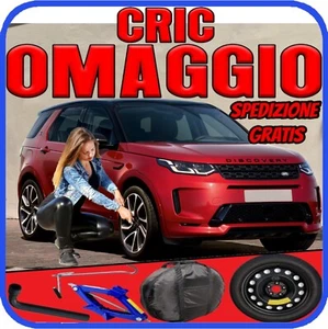 Ruotino Di Scorta 5Fori 18 Per Land Rover Discovery Sport Kit Cric Chiave Sacca - Imagen 1 de 11