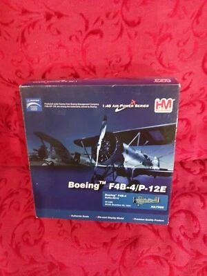 1:48 Hobby Master Boeing F4B-4 P-12E BuNo 9016 1933 Aircraft Diecast Quantico - Image 1 of 4