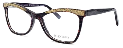 ELLEN TRACY - LUCERNA 51/15/135 LAMINADO MORADO - NUEVAS GAFAS MUJER AUTÉNTICAS Foto 1 de 2