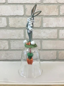 Vintage 1998 Warner Bros Bugs Bunny Clear Bell Looney Tunes - Picture 1 of 4