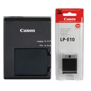 LP-E10 Battery for Canon Camera EOS 1500D 1300D 1200D 3000D + LC-E10C Charger - Picture 1 of 8