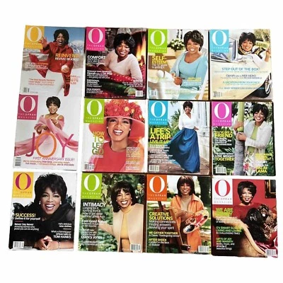 Revista Oprah Winfrey O 2001 volumen 2 números 1-12 (lote de 12 números) enero-diciembre Foto 1 de 4
