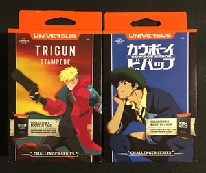 Challenger Series Deck W/ Booster Pack Set of 2 Trigun & Cowboy Bebop Universus
