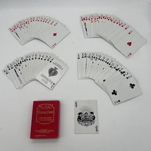 Vintage US Playing Card Co No 500 Spielkarten komplett Deck 11, 12 & 13 (2) Joker - Bild 1 von 9