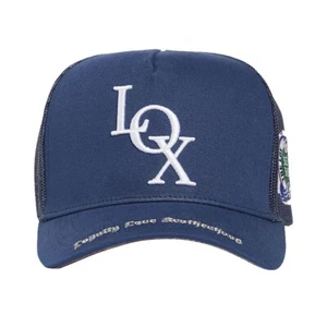 Godspeed New York X The Lox Legacy Trucker Snapback Hat Verzuz Jadakiss Navy - Picture 1 of 4
