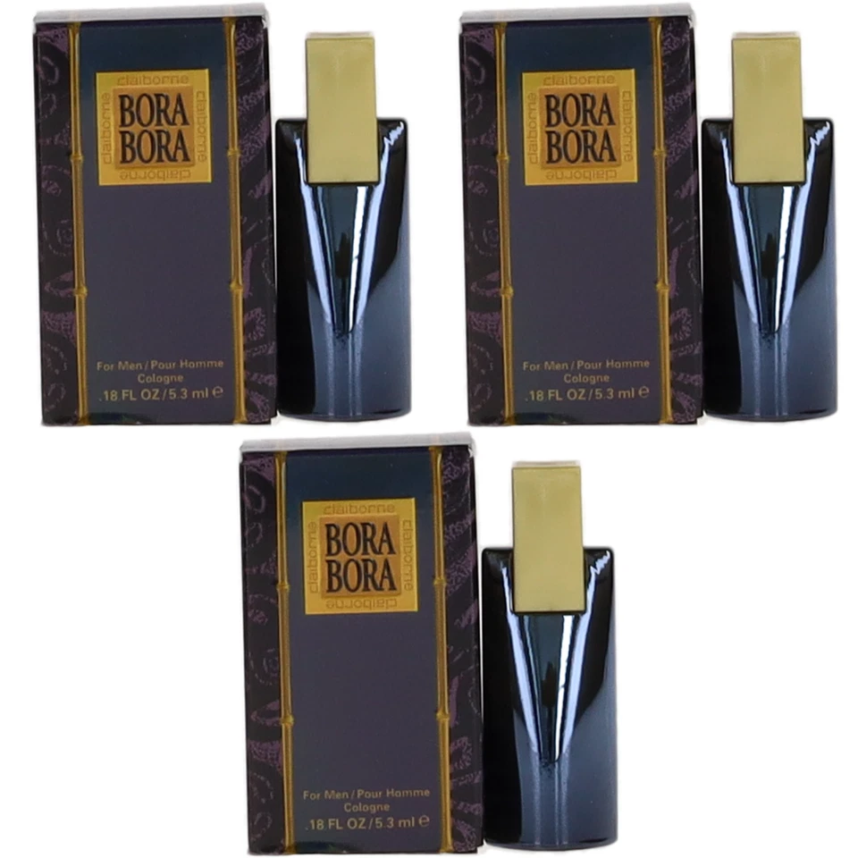 Paquete combinado Bora Bora por Liz Claiborne para hombres: Cologne Splash 0,56 oz (3 x 0,18 oz) nuevo Foto 1 de 1