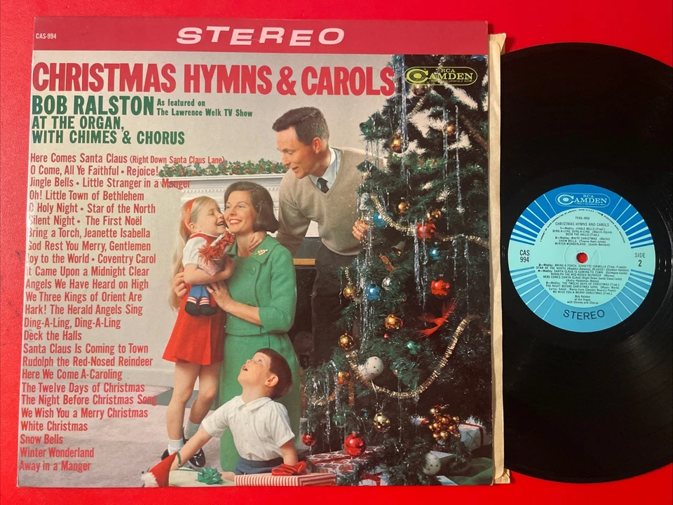 Bob Ralston / Christmas Hymns And Carols LP RCA Camden Stereo Holiday EX!!!! - Image 1 of 4