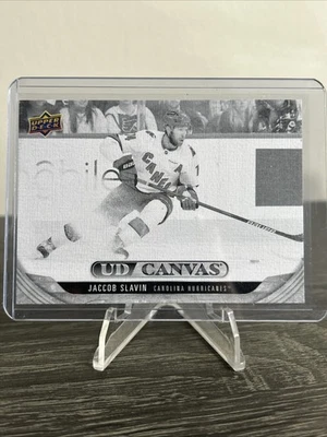 2024-25 Upper Deck Extended Series - Ud Canvas Jaccob Slavin #C324 Black - Image 1 of 2