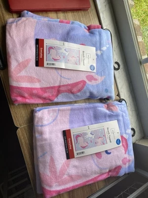Toalla de playa Mainstays 5' para niños 💝UNICORNIOS💝 azul y rosa Foto 1 de 4