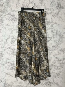 Zara Rock M Damen Schwarz Gold Schlangenmuster Knielang Türkei EUC - Bild 1 von 7