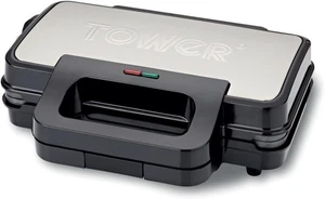 Sandwichera de Relleno Profundo 900W Acero Inoxidable Antiadherente Parrilla para Tostadas - Imagen 1 de 7