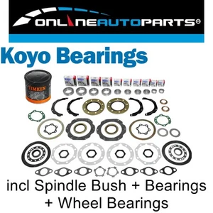 Swivel Hub Wheel Bearing Repair Kit + Grease for Toyota HDJ78 HDJ79 HZJ78 HZJ79 - Picture 1 of 3