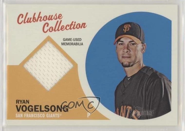 2012 Topps Heritage Clubhouse Collection Relics Ryan Vogelsong #CCR-RV - Image 1 of 2