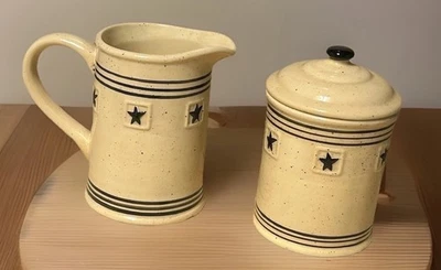 Juego de azúcar y crema Black Star de Park Designs diseño descontinuado Foto 1 de 4