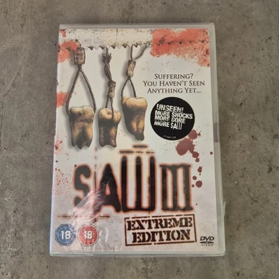 SAW 3 III Extreme Edition - 18 - DVD - New & Sealed - Free P&P - NEW - Image 1 of 4