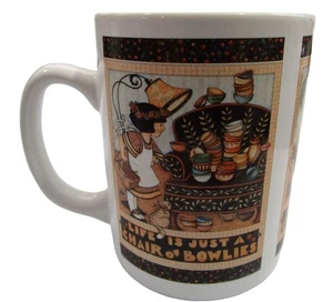 Vintage Life Is Just A Chair Of Bowlies Mug1992 Mary Engelbreit Taiwan GUC - Picture 1 of 8