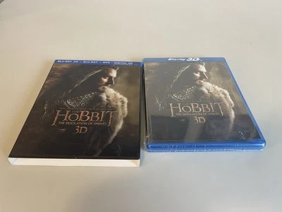 The Hobbit - The Desolation of Smaug 3D Blu-Ray DVD NEW w/ Lenticular Slipcover - Image 1 of 4
