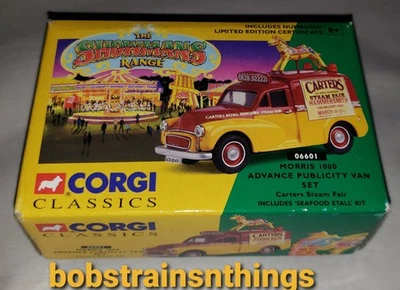 Corgi Classics #06601 The Showman's Range Morris 1000 Advance Publicity  Van Set - Image 1 of 4