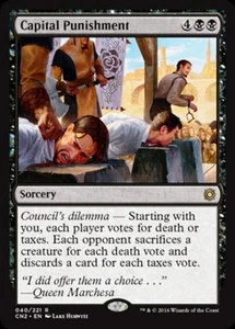 MTG English Capital Punishment NM Foil Conspiracy: Take the Crown - Picture 1 of 1