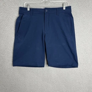Under Armour Shorts Men’s Size 32 Blue Regular Fit Golf Stretch Waist Casual - Picture 1 of 12