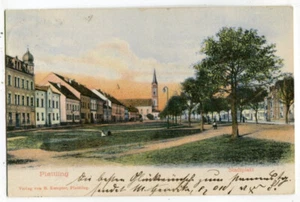AK Plattling,Stadtplatz um 1910 - Imagen 1 de 2