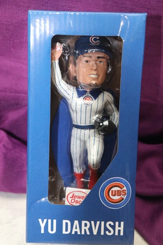 BDA Sports Cubs Yu Darvish Jewel Osco Bobble Head NIB Cover