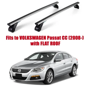 Premium Roof Rack Bars For VOLKSWAGEN Passat CC (2008-) Flat Roof AL302/142M - Picture 1 of 5