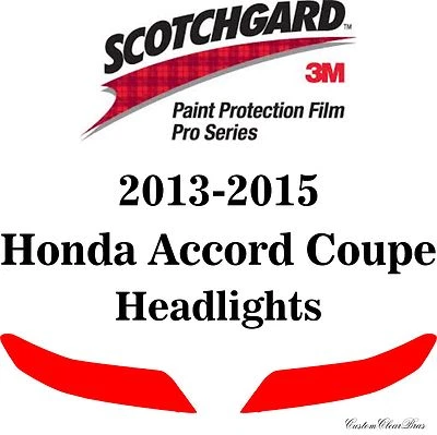 3M Scotchgard Paint Protection Film Pro Series Fits 2013 2015 Honda Accord Coupe - Изображение 1 из 3