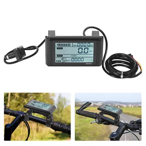 36V 48V E-Bike LCD Display Screen Electric Bike Speed Meter LCD Display Screen - Picture 1 of 20
